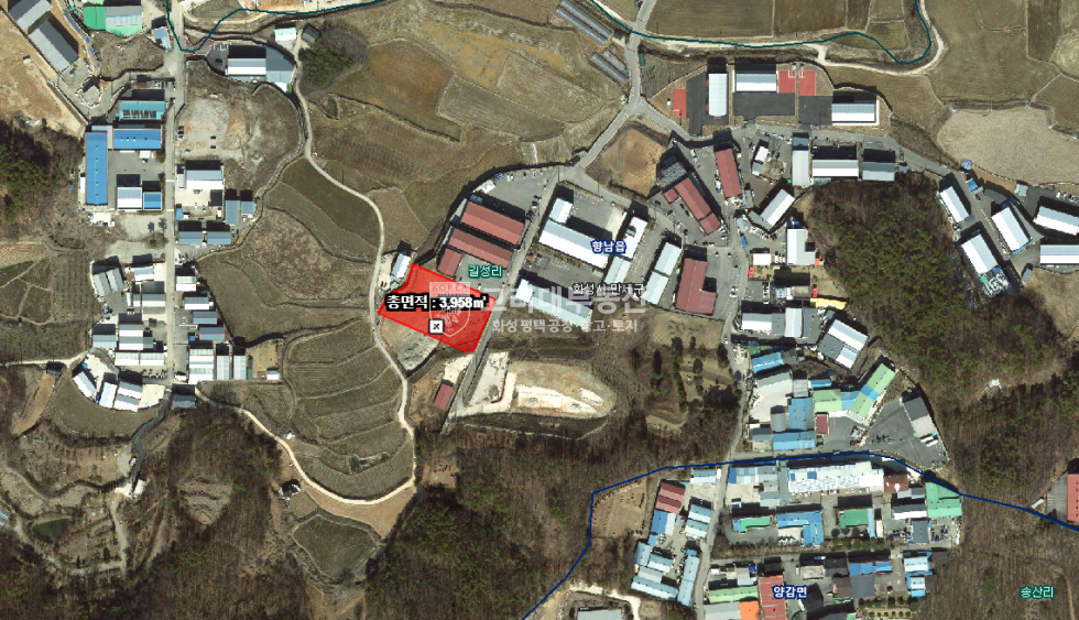 경기 화성만세구 향남읍 길성리 대지 1200평 ㅣ공장부지 ㅣ 향남IC 5분 매매 매물번호 10042 사진 1