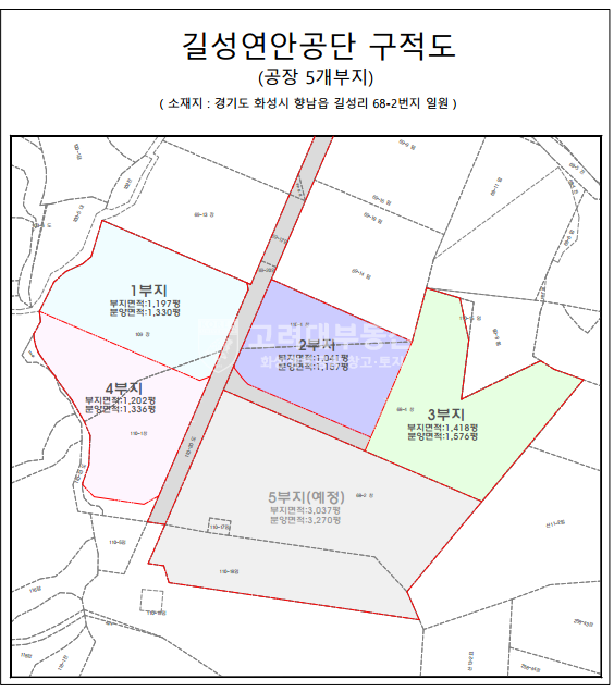 경기 화성만세구 향남읍 길성리 대지 1418평 ㅣ공장부지 ㅣ 향남IC 5분 매매 매물번호 10044 사진 3